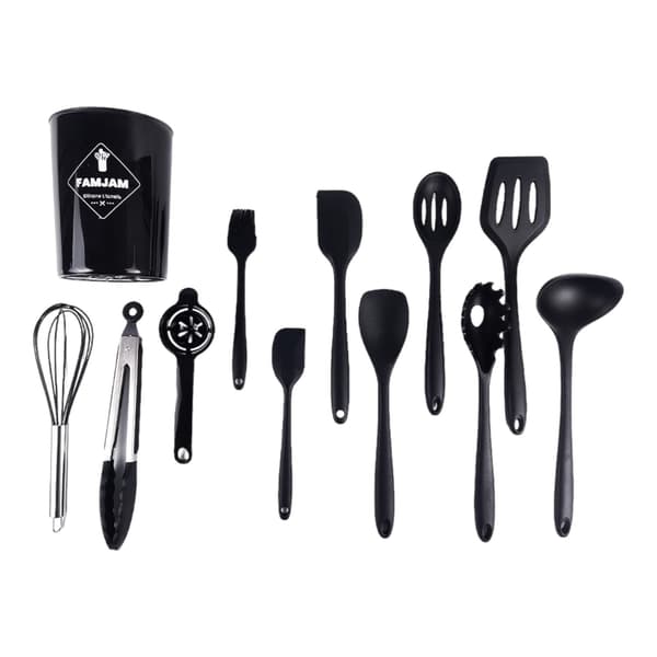 Silikonredskap Matlagning Set 12 delar Silicone
