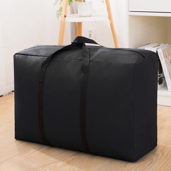 190L Extra Stor Flyttväska i Svart 100L Black