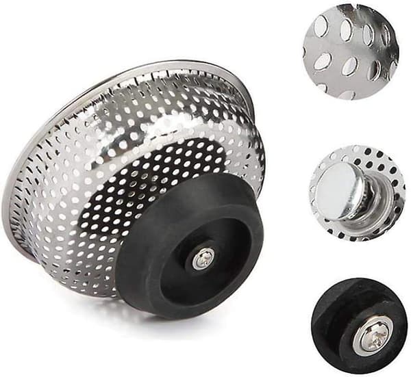 Silsil för diskho, 80 mm, sil för diskho, avloppssil