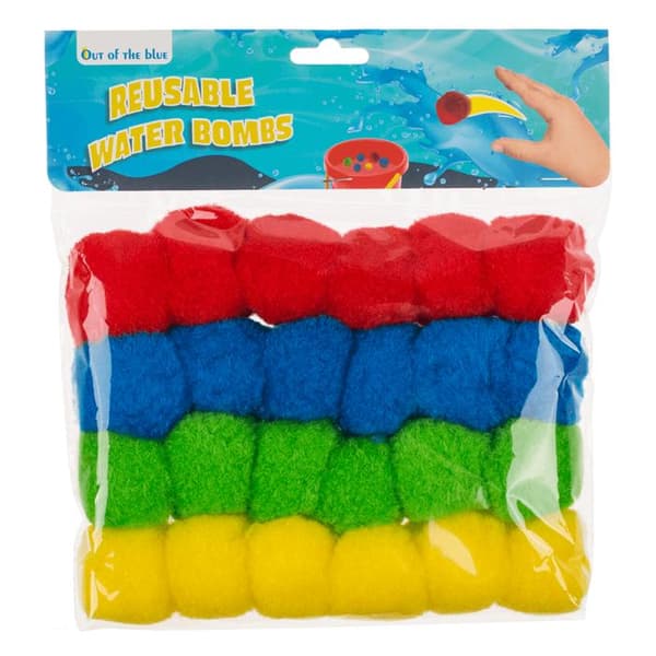 24-pack - Återanvändbara Vattenbomber - Vattenlek multicolor