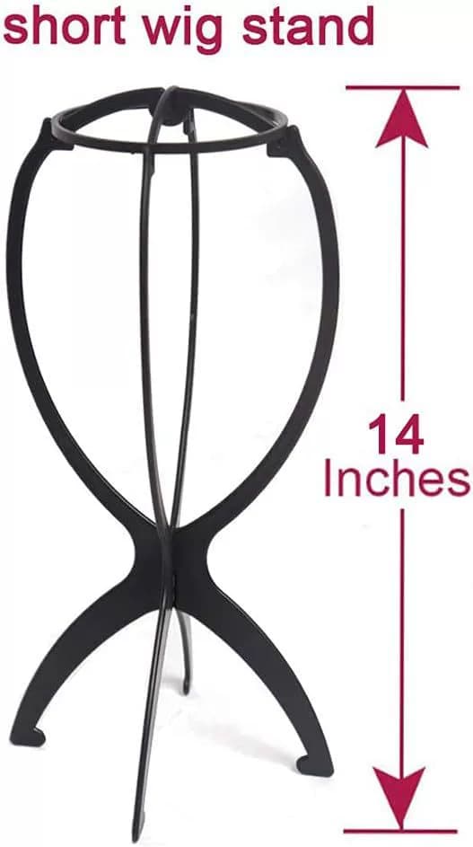 Perukvård rak kort perukhållare - 2-pack