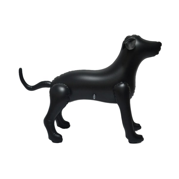 Hund skyltdocka stående modell uppblåsbar hund display ställ för hund kläder djuraffär