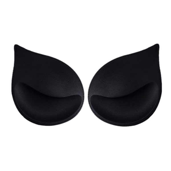 3 par BH-kuddar Push Up-inlägg BH-kupor Ersättning Br black One Size 3pcs