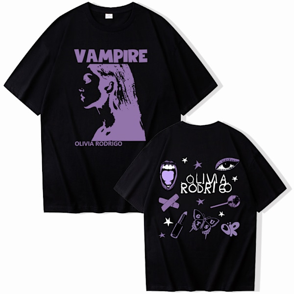Guts Olivia Rodrigo kortärmad T-shirt för kvinnor rosa XXL pink