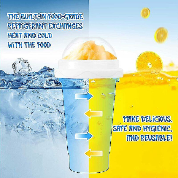 Slush Ice Maker - Slushy Maker, Frozen Magic Smoothie Cup, Slushy Maker Mugg, Slushy Maker Mugg för uppfriskande, Ice Maker Alternative