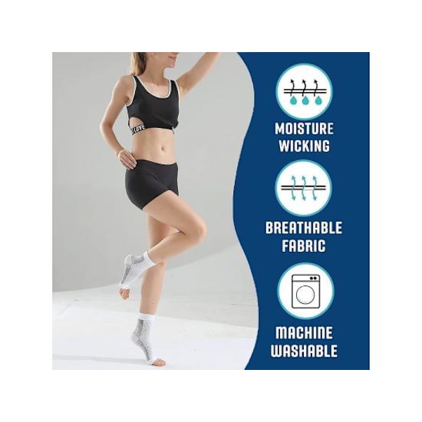 4 par Soothesockor Amrelieve Soothesocks Kompressionsstrumpor