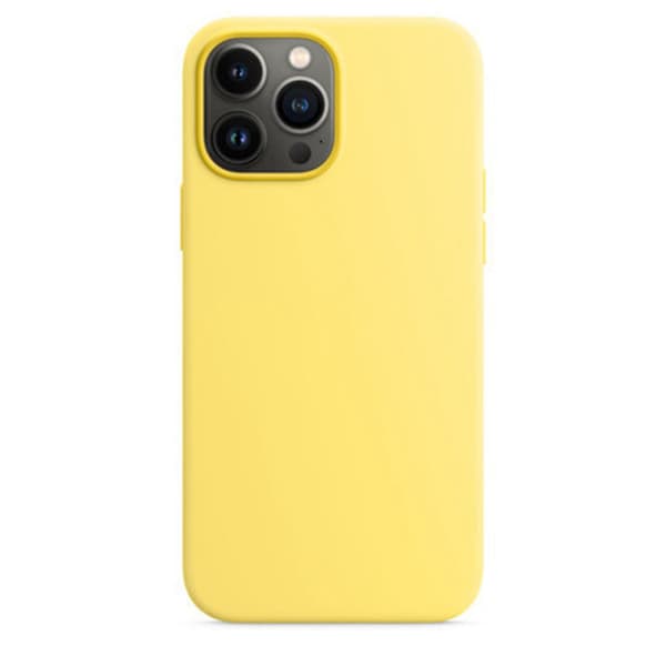 iPhone 14 Flytande Silikon Mobilskal Silikon Lemonad