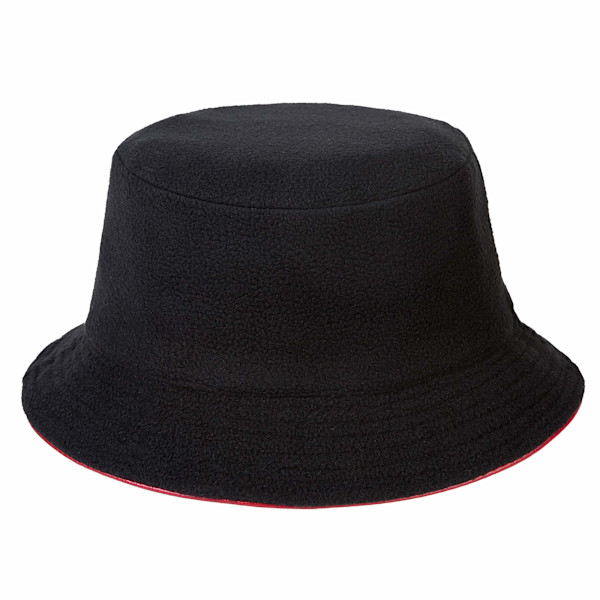 Retro Solskyddshätta Hinkhatt Neutral Mode Hinkhatt PU Läder Regntät Vattentät (Röd) Red