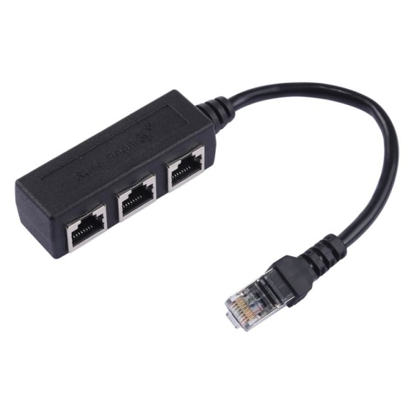 3-i-1 LAN Ethernet Hubb RJ45 Splitter/Extender