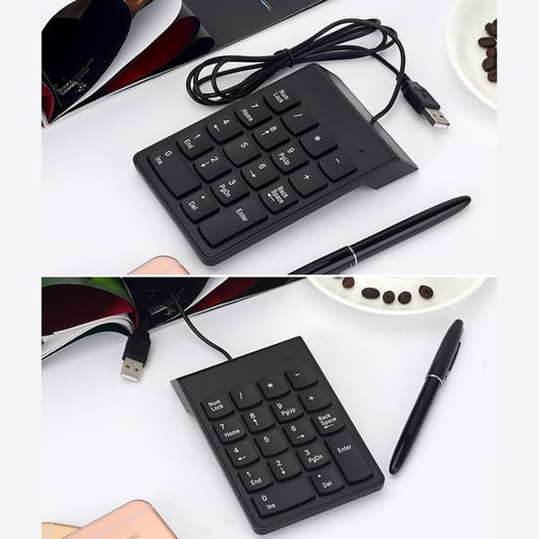 Numeriskt tangentbord black