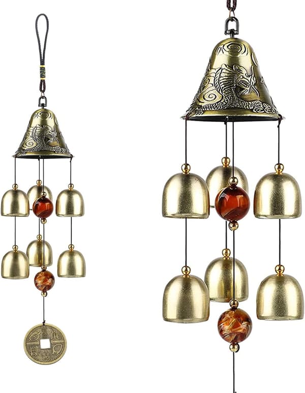 Metallrör vindklocka hänge, vindklocka heminredning, 40cm