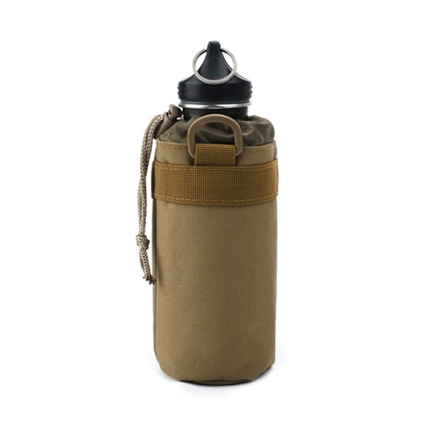 Molle Vattenflaska Hållare Väska Nylon Taktik Molle Vattenflaska Påse Vattenflaskhållare för camping Vandring Resa Green
