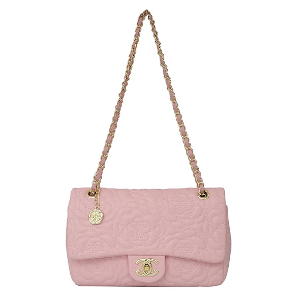 2025 ny modetrend mångsidig diamantrutnätskedjeväska explosivt temperament enkel axelremsväska crossbody-väska damväska pink