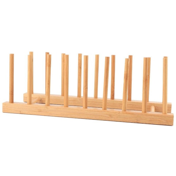 Bambu Diskställ Tallrikshållare Köksskåp