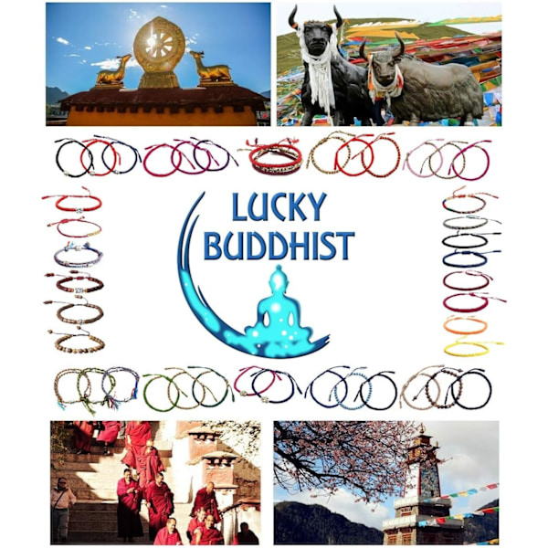Tibetansk stil kreativt handvävt diamantknutet rep tjockt avancerad känsla svart rep man kvinna par armband justerbar storlek Dark Red