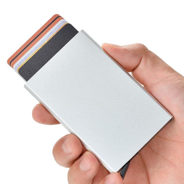 RFID Pop Up Korthållare - SILVER 2st Silver