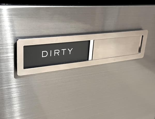 Diskmaskin skylt ren smutsig kylskåpsmagnet diskmaskin ren smutsig skylt