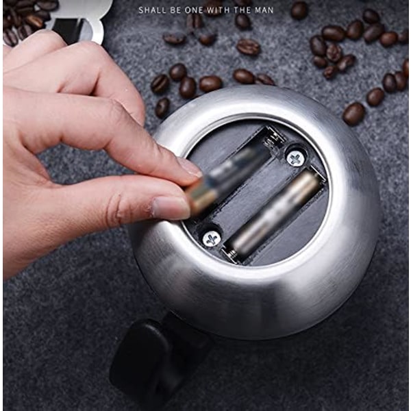 Självrörande mugg Automatisk självblandande kopp i rostfritt stål för kaffe/te/varm choklad/mjölksmugg-450 ml/15 oz Den bästa presenten（svart）