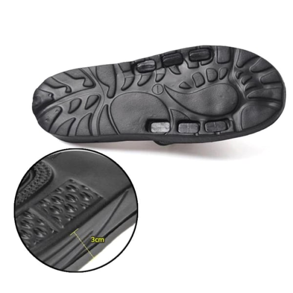 BLACK FRIDAY Zonterapi tofflor - massage sandaler - fotvård - stl 42-43 42-43