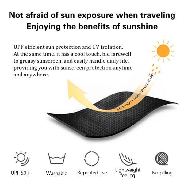 Cykelhandskar med UV-skydd för sommaren, tunna och solskyddande S