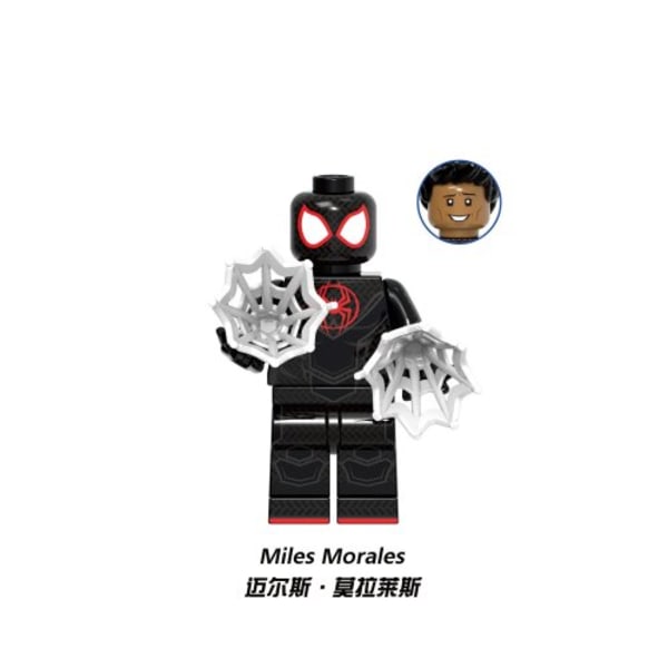 8 st/ set Marvel Hero Spider-Man Gwen Minifigure Blocks Leksaker