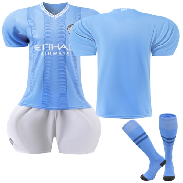 23-24 Champions League Edition Manchester City hemmafotbollsdräkt No Code Adults L(175-180)