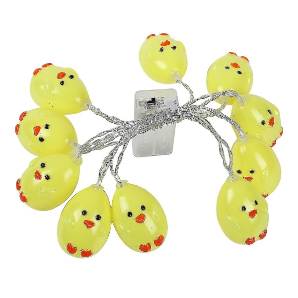 Påsk 10 LED Chick String Lights Holiday Party dekorationer
