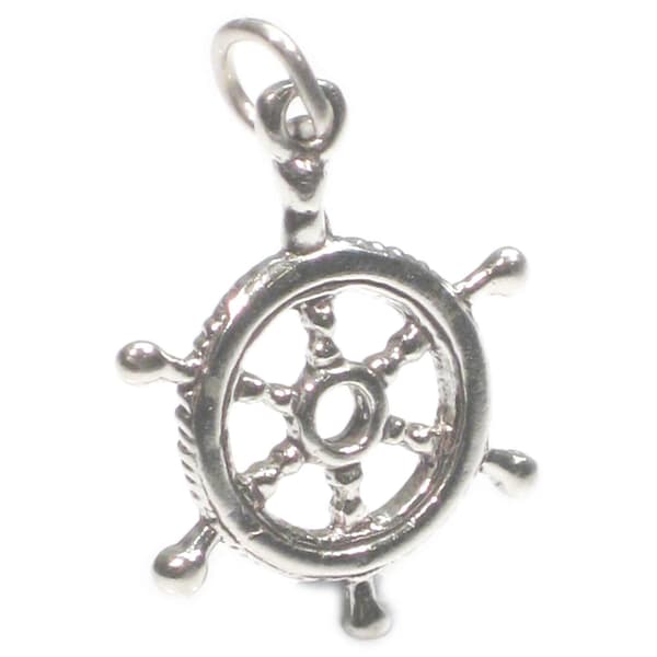 Skeppsratt sterling silver berlock .925 x 1 båtberlocker