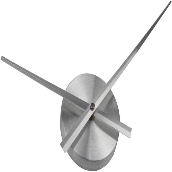 3D-kellonviisarit, DIY suuret kellonviisarit, seinäkellot 3D kodin sisustus, kvartsikoneiston tarvikkeet (musta)