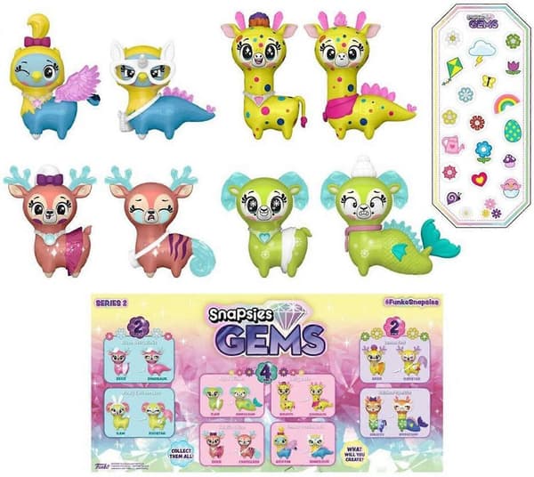 FUNKO SNAPSIES: Gems - 4PK (Forår) [SAMLEOBJEKTER] Vinylfigur USA import