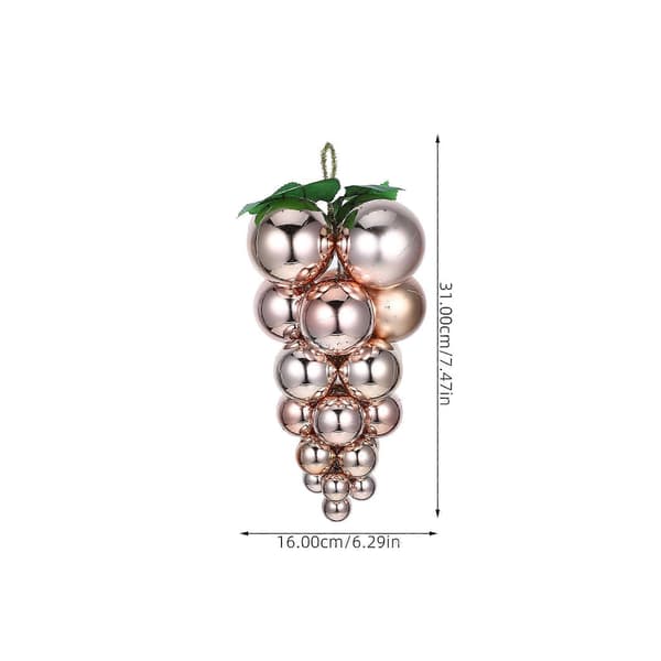 Julgranskula i roséguld, krosssäker julgransprydnad