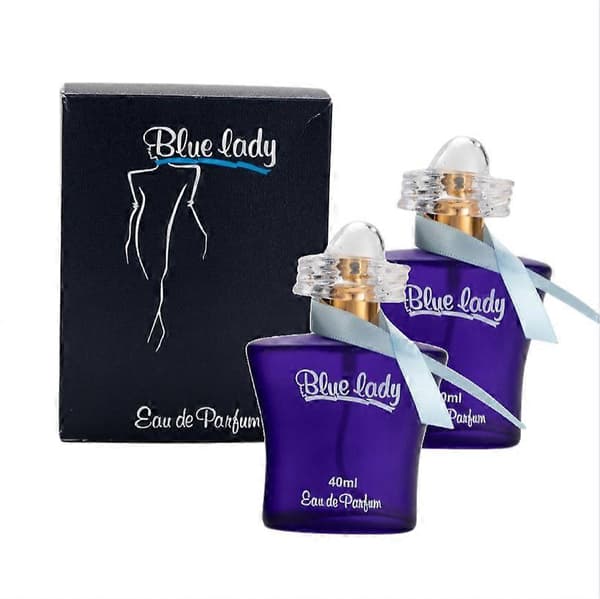 1-5x Blue Lady Eau De Parfum Kvinder, 40 ml Parfume 2PCS