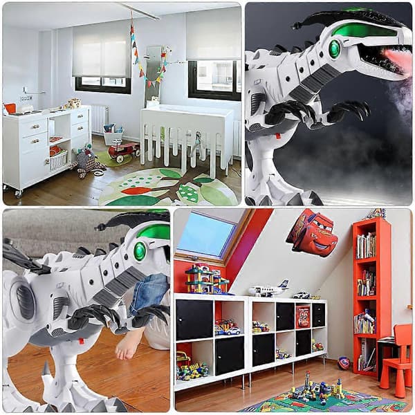 Tåkespray Dinosaur Kreative Barn Robotleker Gående Dinosaur