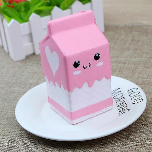 Squishy Yoghurtflaska Doftande Squishy Långsamt Stigande Klämleksaker Jumbo