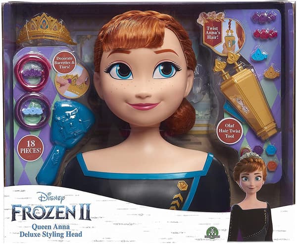 Just Play Styling Frozen 2 Deluxe Styling Head ANNA