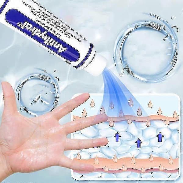 Vanntett og ikke-irriterende kremantiperspirant, veldig egnet for hyperhidrose og overdreven svette