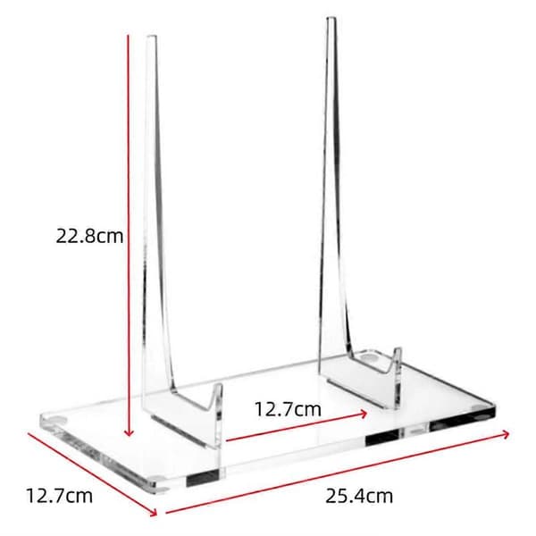 2-paknings tallerkenstativ for utstilling