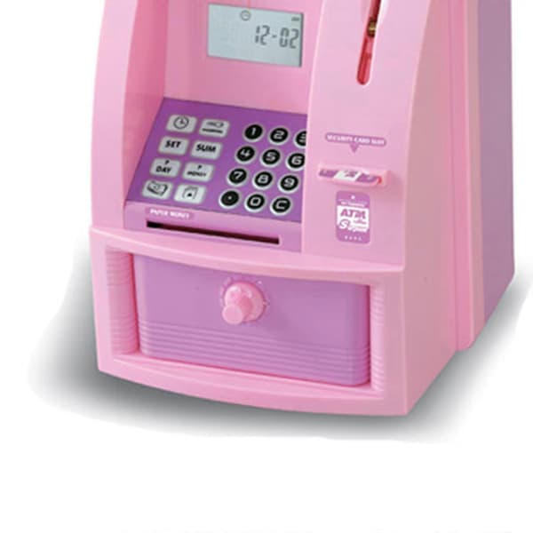 2 st elektronisk spargris ATM bankleksak för barnens dag presenter flickor