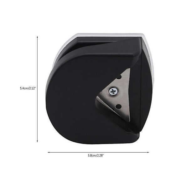 4mm Mini Corner Rounder Punch 4mm Corner Cutter Rounder Tool Black[D]