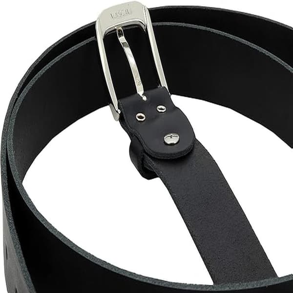 Vascave unisex voksenbælte, klassisk sort. black