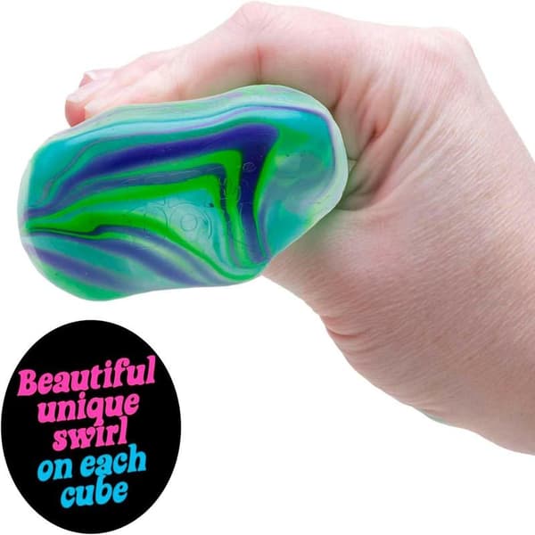 Needoh Nice Cube Stressboll & Sensorisk Leksak - 2-pack