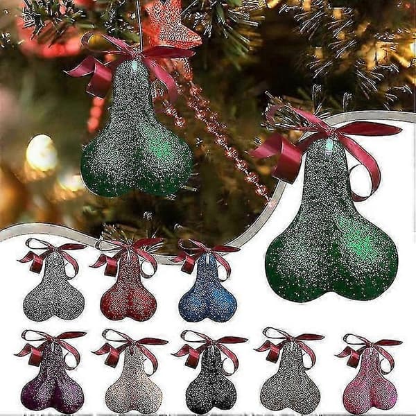 Julgranskulor för julgransdekoration silvery