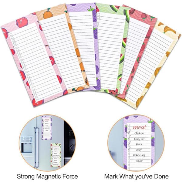 Magnetic Notepad for Refrigerator, To-Do List, Shopping List, Planner Pad (21.5*9cm)