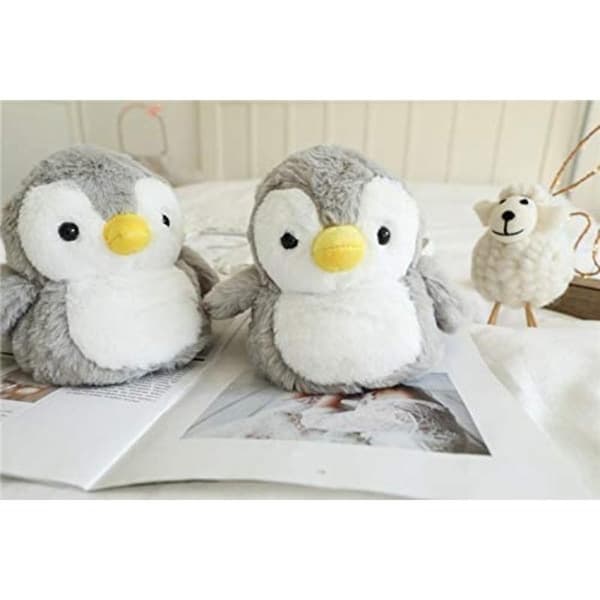 Pingviinitofflor, söta djurtofflor, nyhet, mysiga, fluffiga tofflor