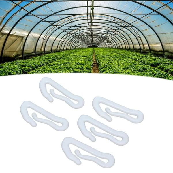 Plastikkrog til drivhus, grøntsagspodningsclips, bindebånd til haveplanter og vinstokke, 100 stk. til melonproducenter