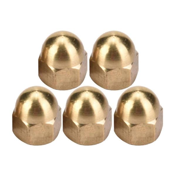 Messinkiset kupumutterit, kuusiokolomutterit, ajoneuvokiinnikkeet (M6, 20 kpl)