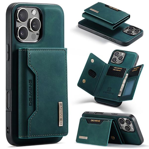 iPhone Magnetic Card Case, Magnetic Split Phone Case Combination - Coffee IP16 Pro Max Combination Coffee IP16 Pro Max