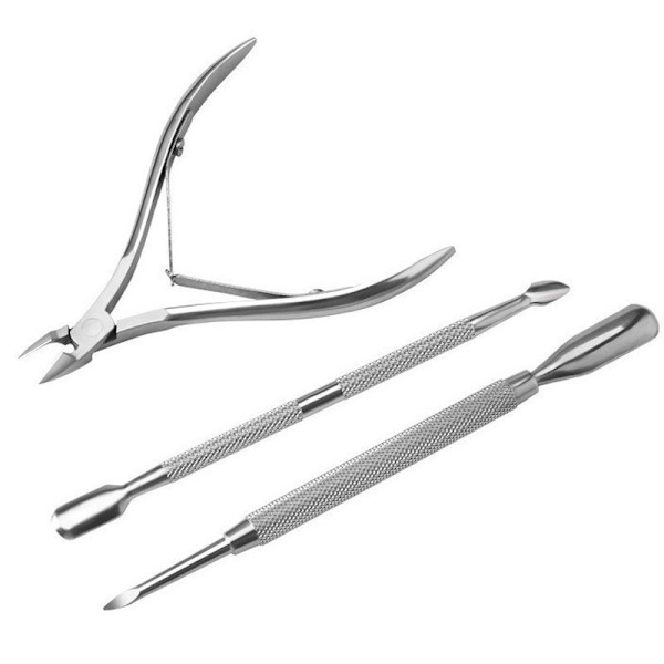 Cuticle Kit - Cuticle Scissors, Cuticle Pusher