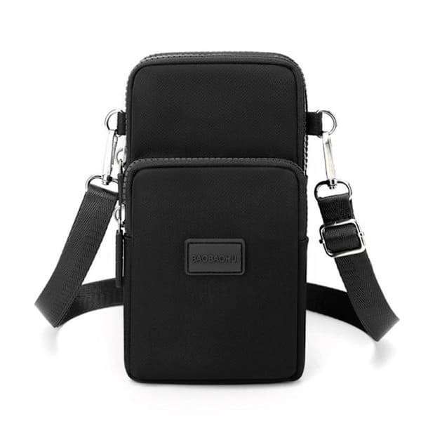 Skuldertaske Mobiltelefon Taske SORT sort black