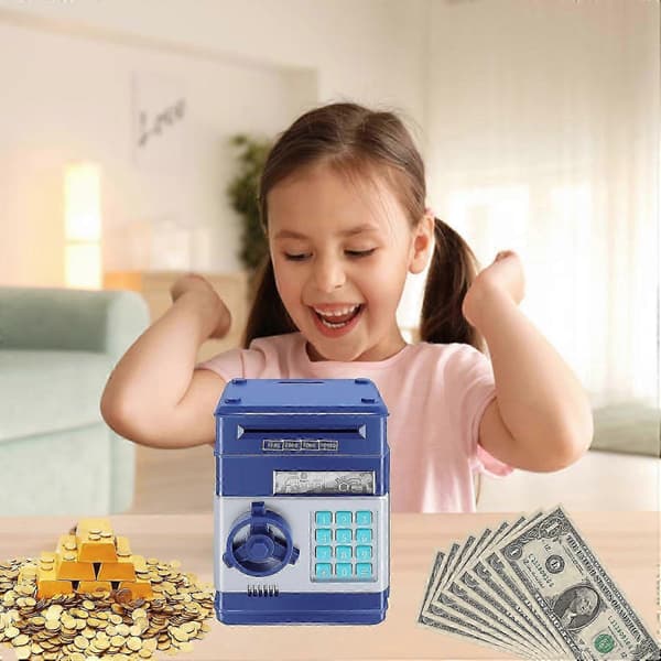 Sikker passord elektronisk mini-minibank sparegris for bursdagsgave 2025